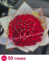 Ramo de rosas con coronita